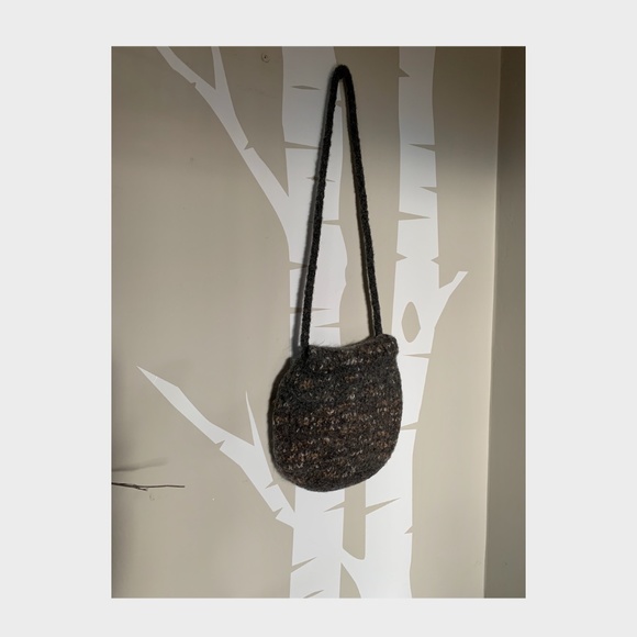 Evening Felted Wool Purse - Picture 6 of 7